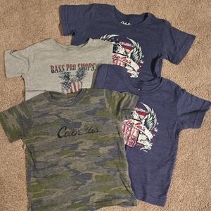Bass Pro Shops Kids Patriotic and Camo Tees